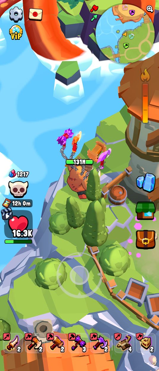 Вход к сундуку 33 в Butcher Hero — Deity Village (Деревня божества)